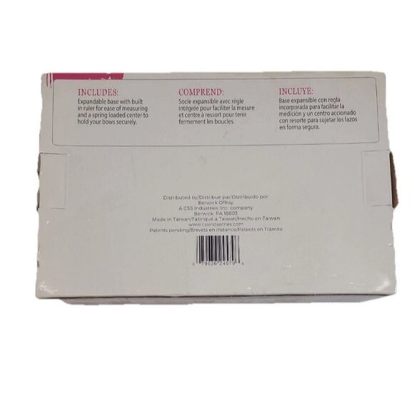 Offray Bow Genius Bow Maker Tool - Make Decor & Hair Bows Craft - Picture 3 of 6